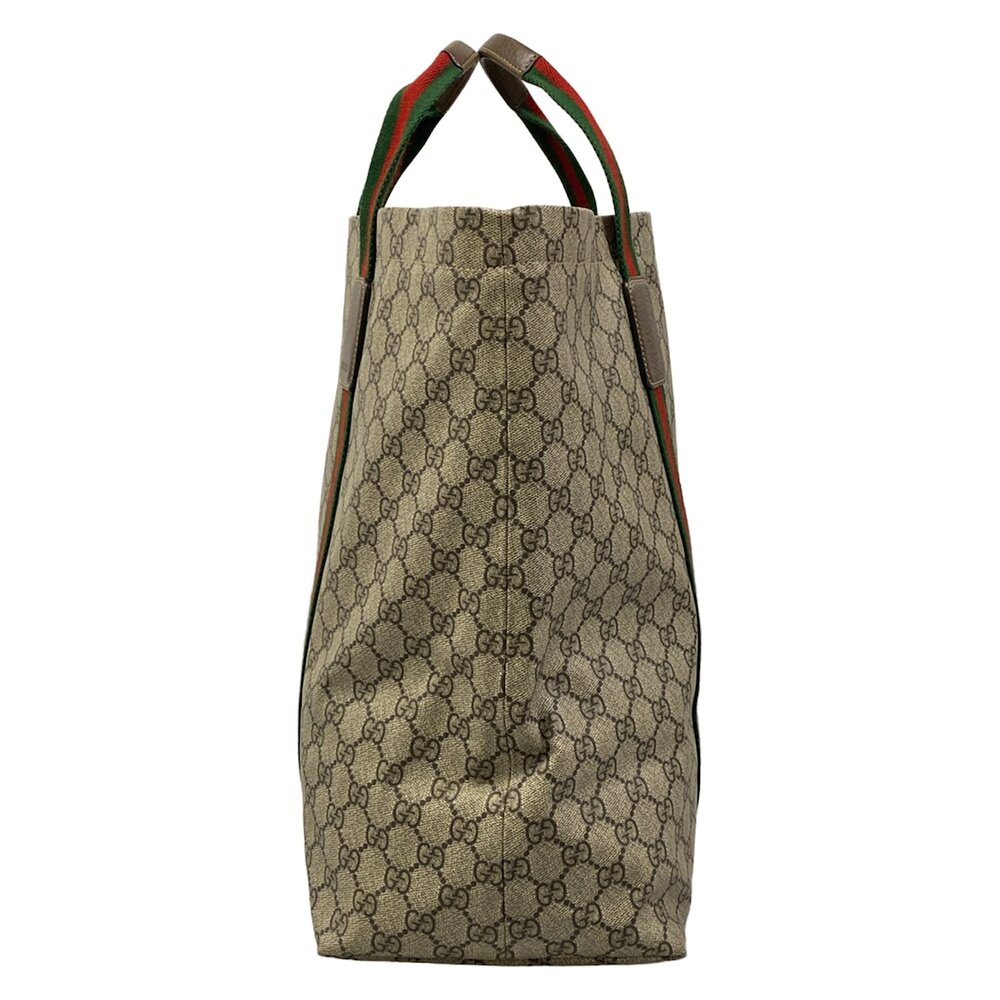 Gucci GG Tender medium tote bag Tote Bag 763287 Gray Dark Brown Multi - Picture 2 of 15